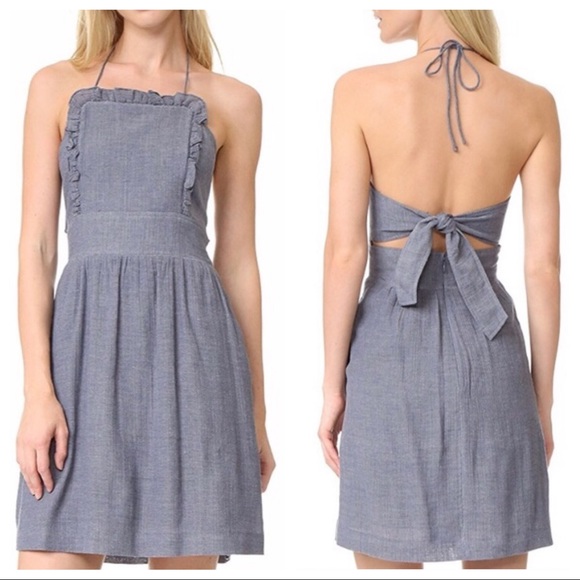 Club Monaco Dresses & Skirts - Club Monaco Thirza gauze bib tie dress